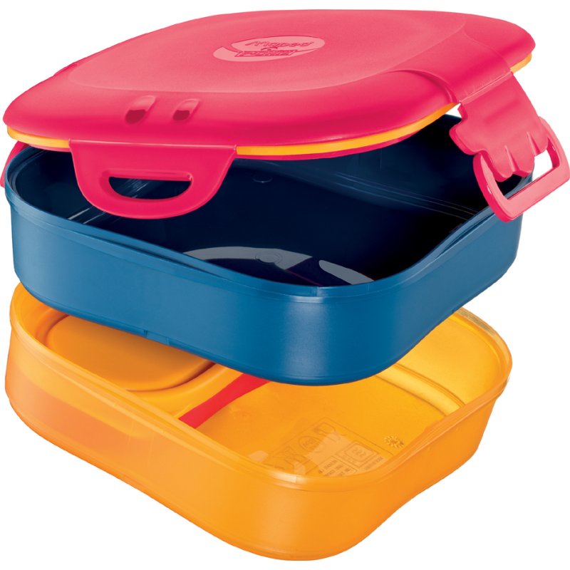 Maped broodtrommel kinderen 3-in-1, 1,4 liter, blauw